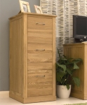 Mobel Oak Home office 3 drawer filing cabinet.