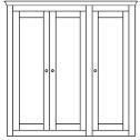 New Quercus 5` Wide Triple Wardrobe